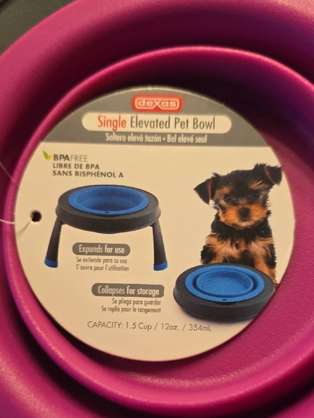 Collapsible Dog Snack Bowls Set